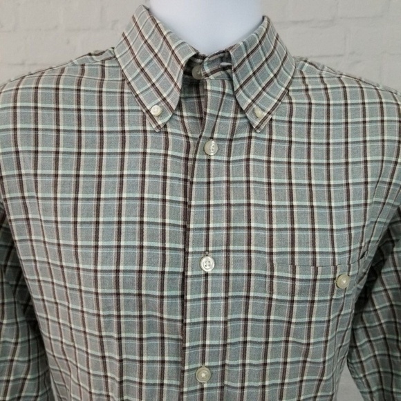 ORVIS Men's Long Sleeve Button Front Plaid Sz M - Picture 1 of 5